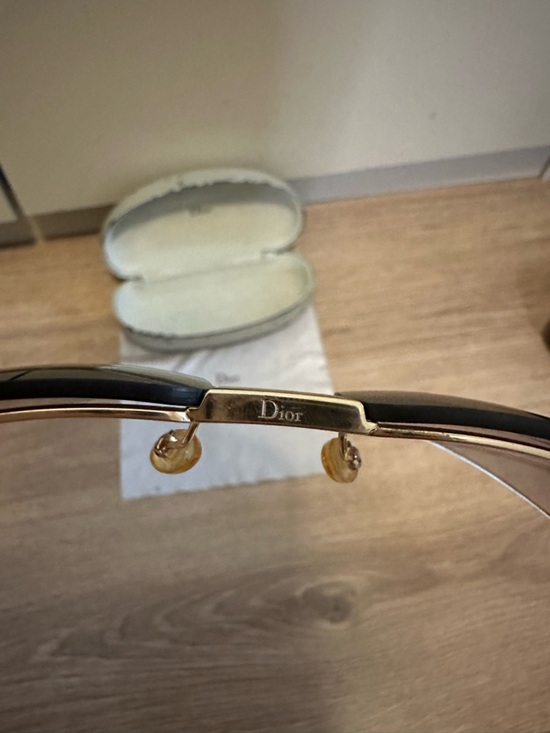 Dior Vintage Y2K  Gradient Burgundy to Brown Sunglasses